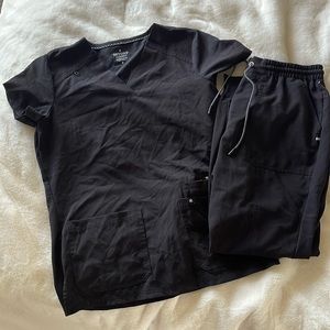 Set of black beyond scrubs